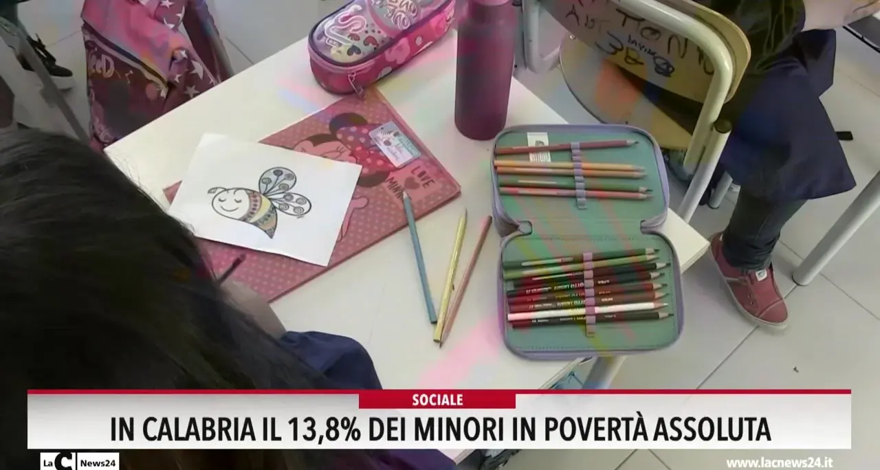 In Calabria il 13,8% dei minori in povertà assoluta