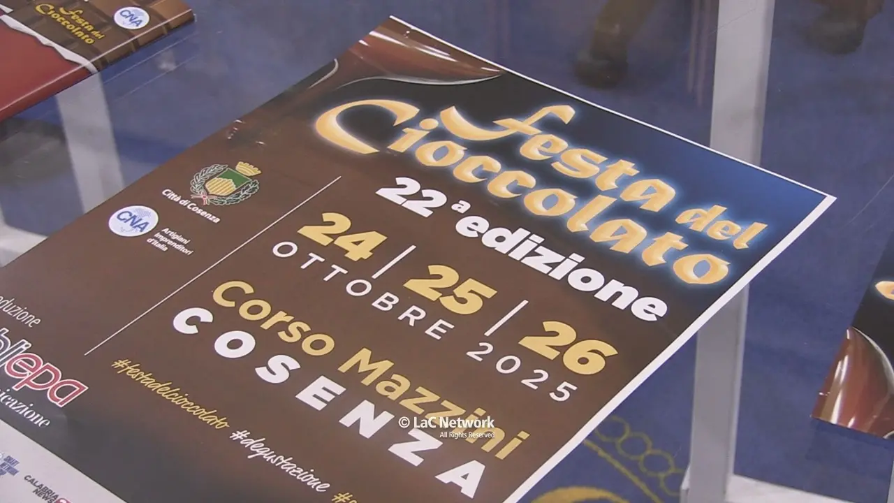 Cosenza, torna la Festa del Cioccolato. Il 24 ottobre l’atteso taglio del nastro