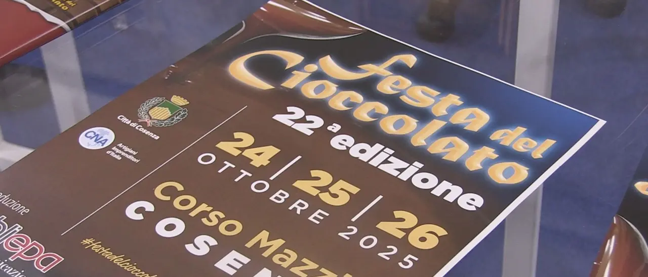 Cosenza, torna la Festa del Cioccolato. Il 24 ottobre l’atteso taglio del nastro