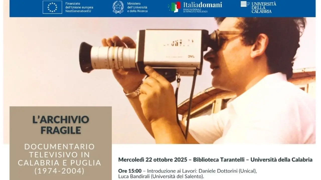 Le immagini ritrovate: all’Unical un progetto che riscopre gli archivi dimenticati delle tv calabresi\n