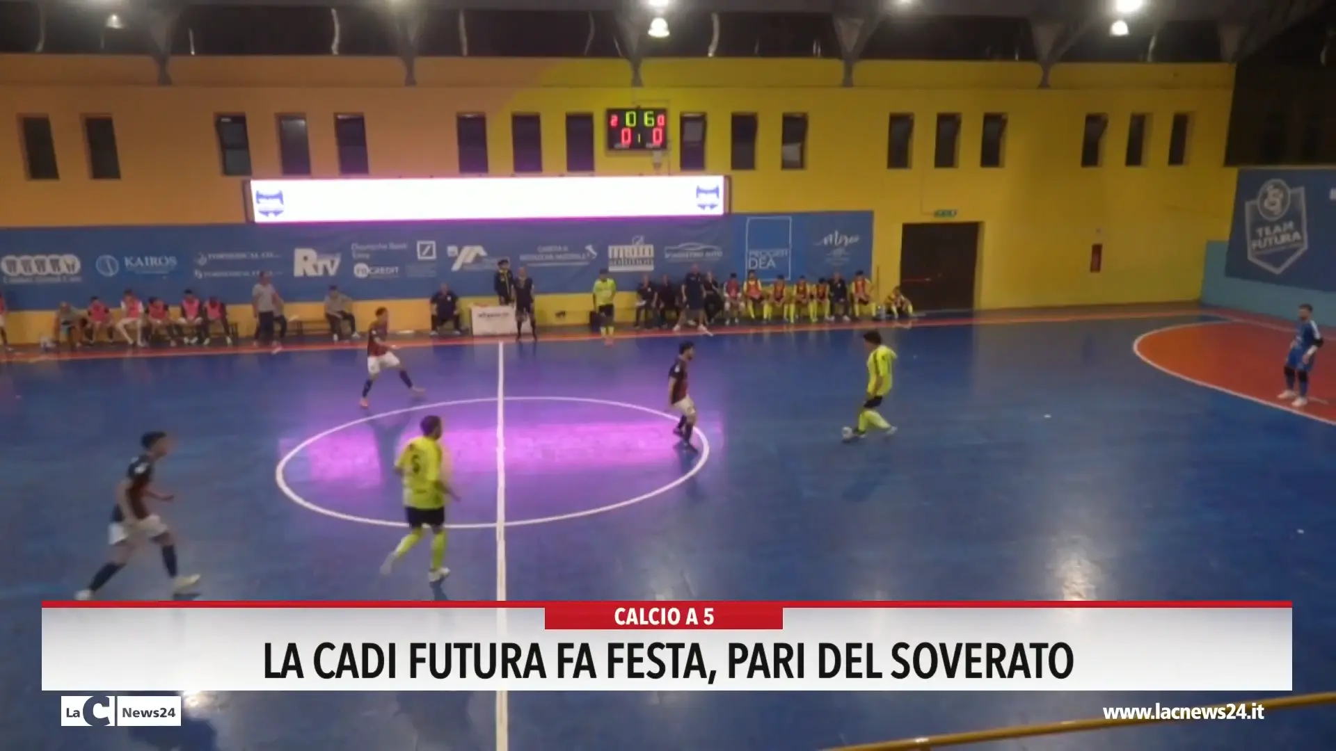 La Cadi futura fa festa, pari del Soverato
