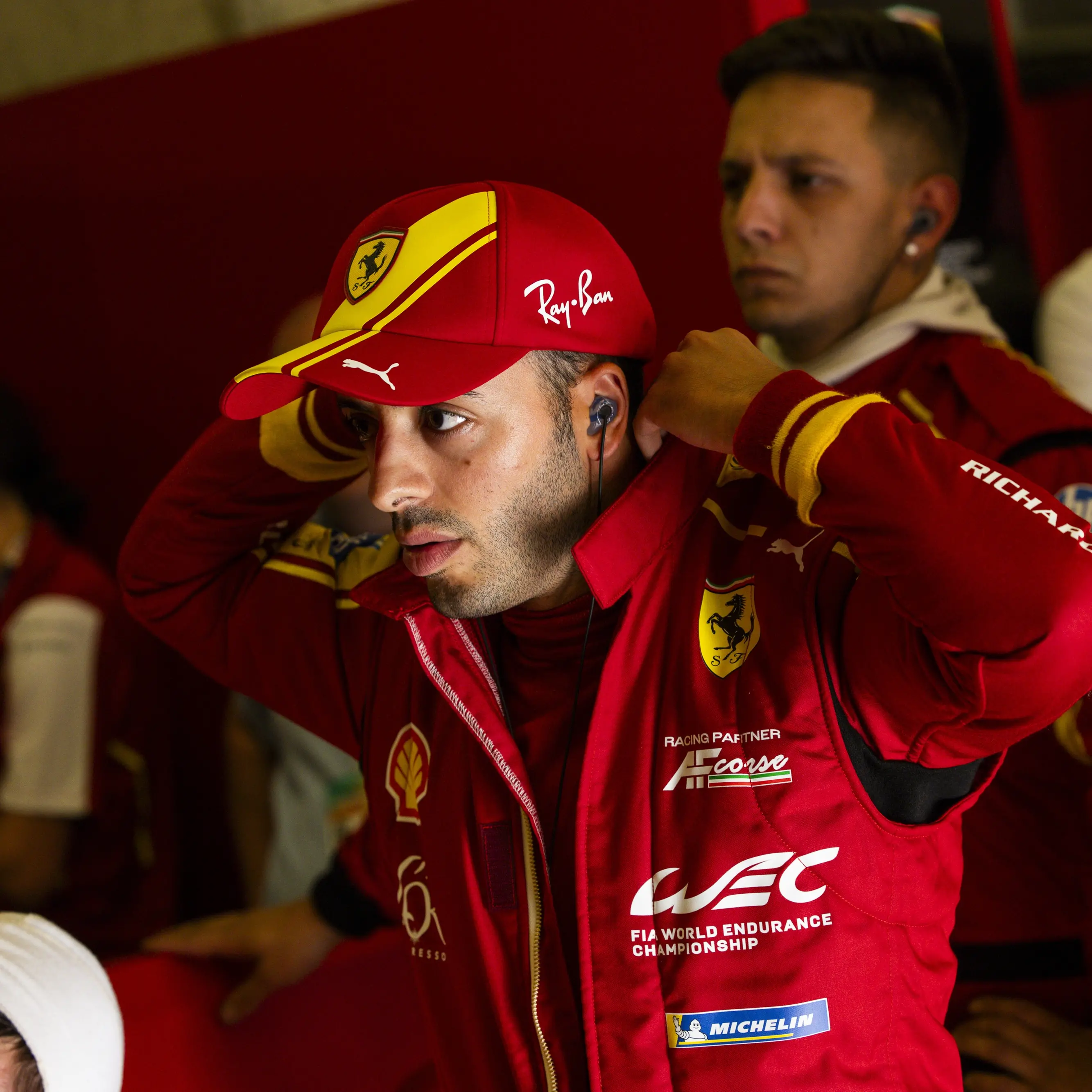 Antonio Fuoco sulla Ferrari nelle FP1 del GP del Messico