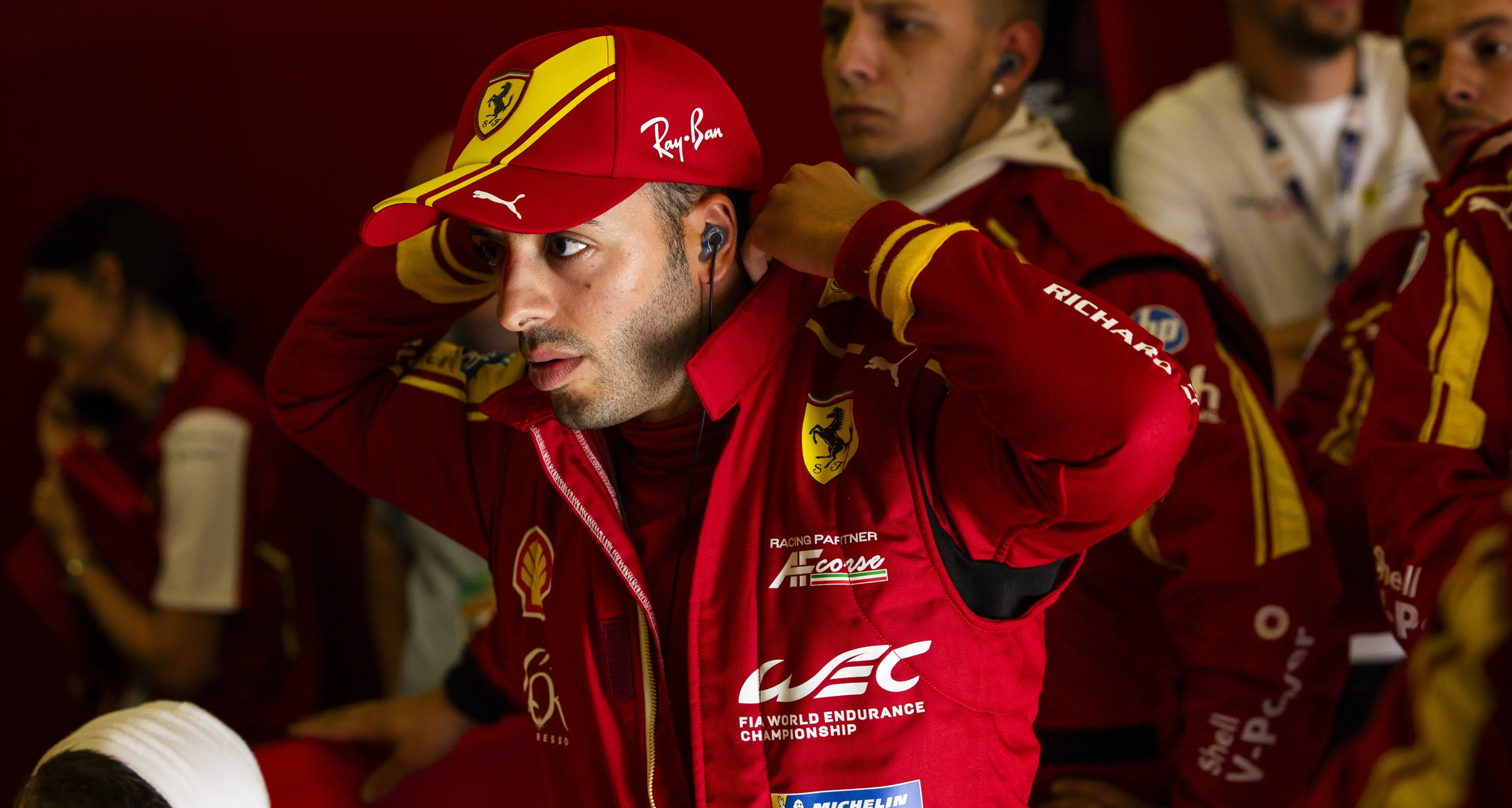 Antonio Fuoco sulla Ferrari nelle FP1 del GP del Messico