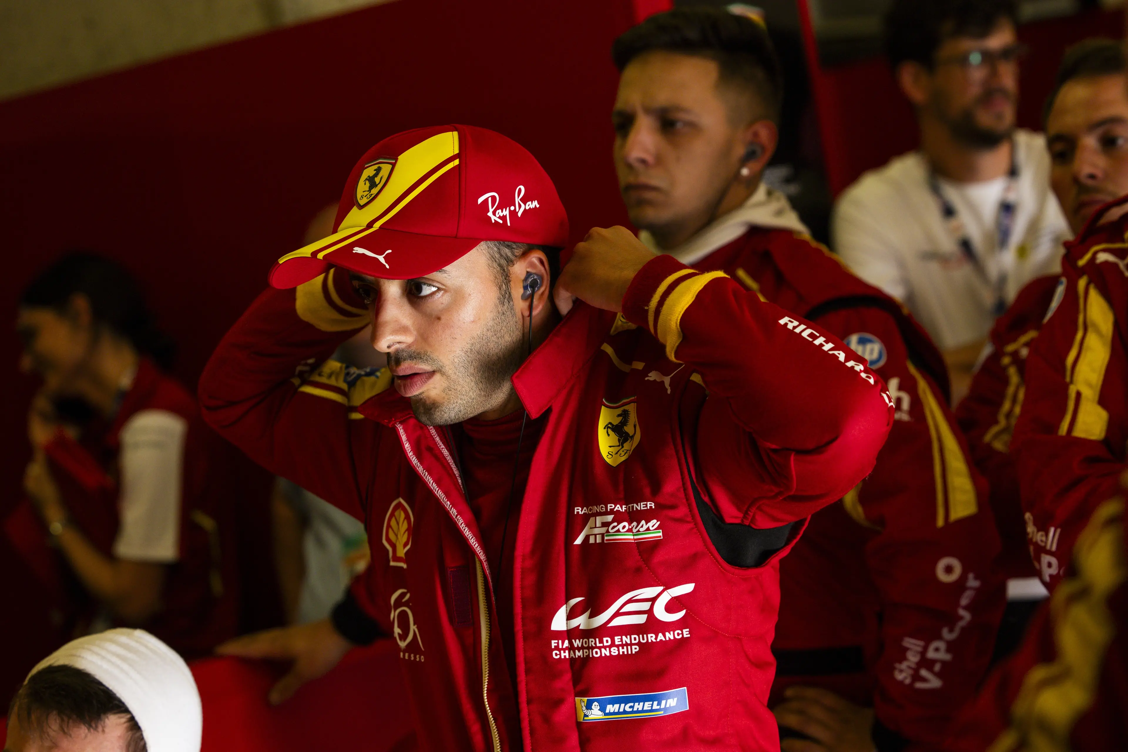 Antonio Fuoco sulla Ferrari nelle FP1 del GP del Messico