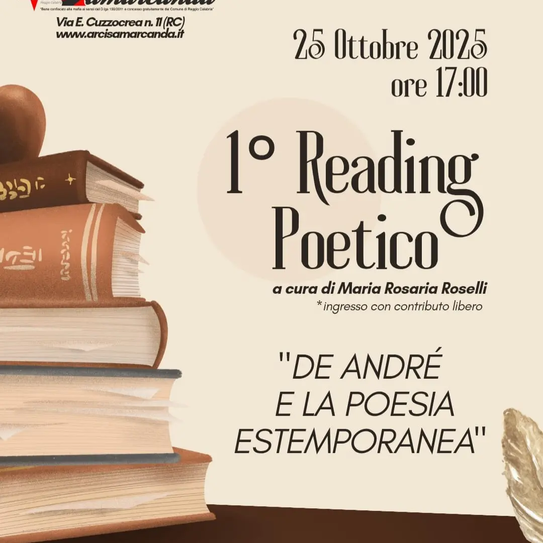 Al Circolo Arci Samarcanda il primo reading poetico dedicato a De André\n