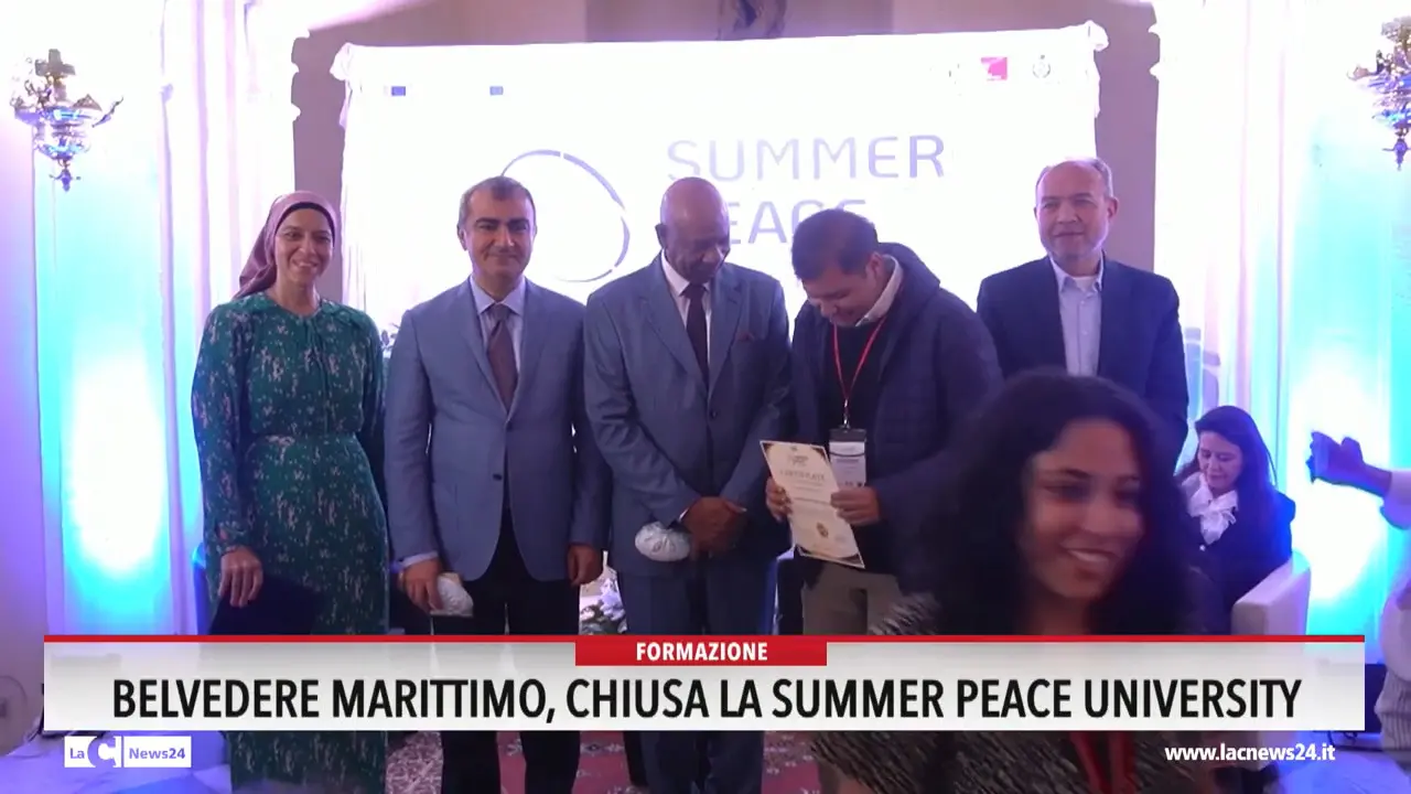 Belvedere Marittimo, chiusa la Summer Peace University