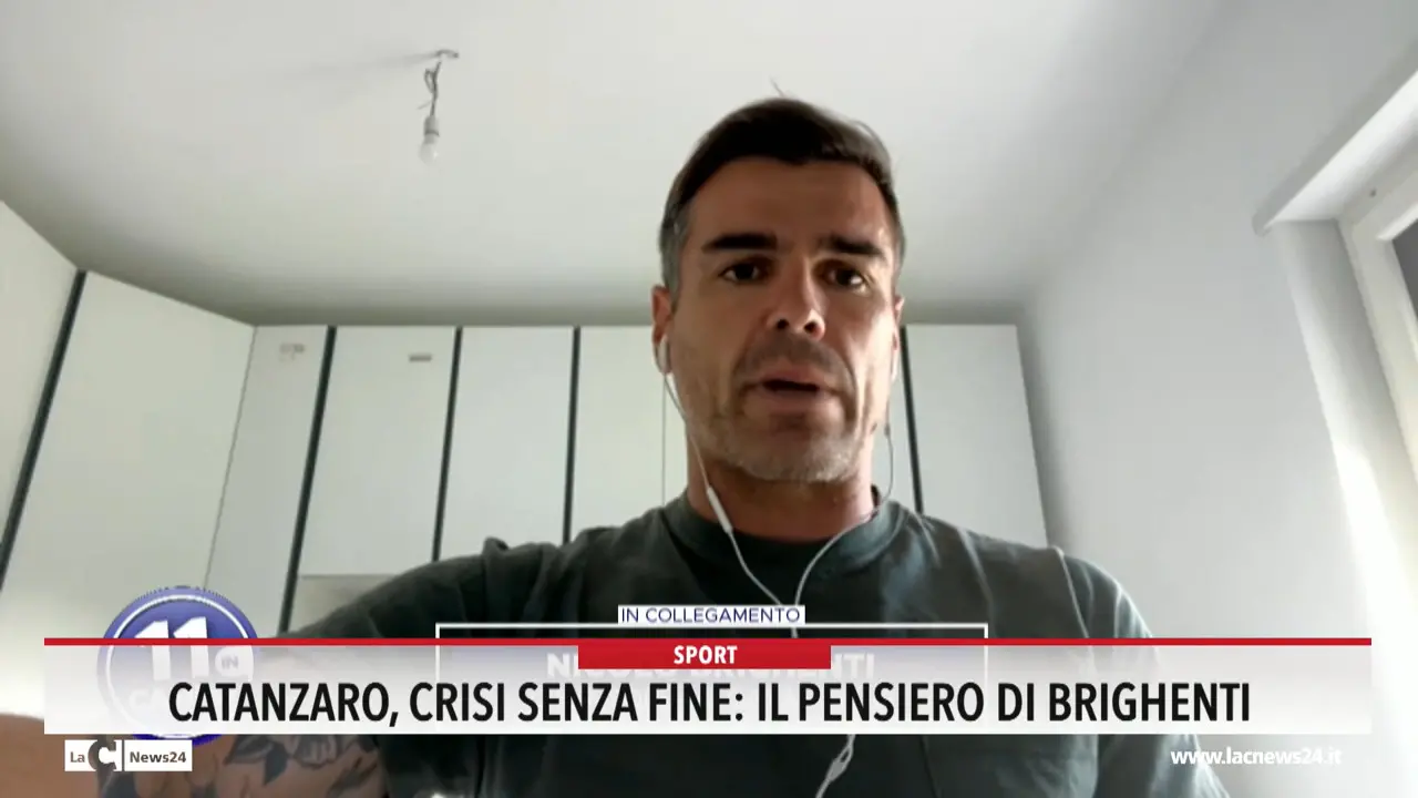 Catanzaro, crisi senza fine: il pensiero di Brighenti