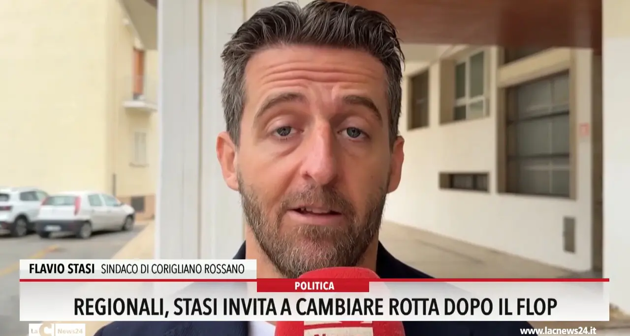 Regionali, Stasi invita a cambiare rotta dopo il flop