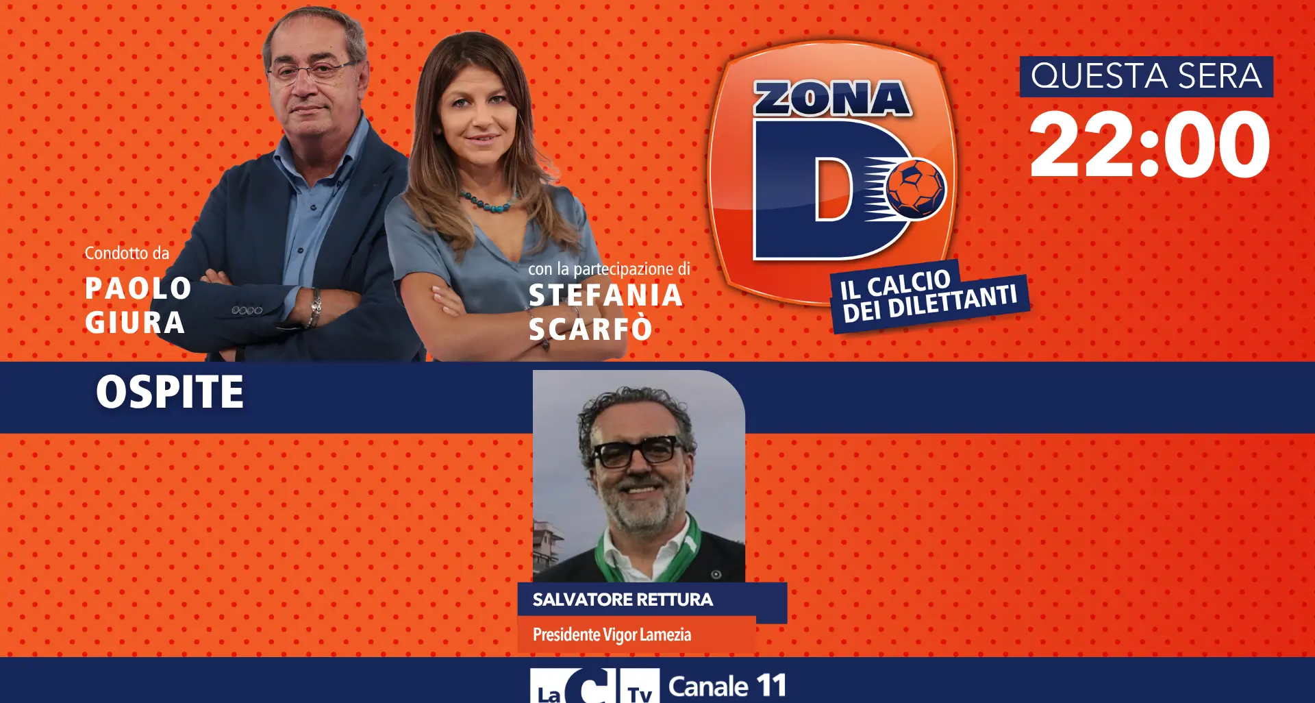 Il presidente della Vigor Lamezia Salvatore Rettura\u00A0ospite di “Zona D”: appuntamento alle 22 su LaC Tv\n
