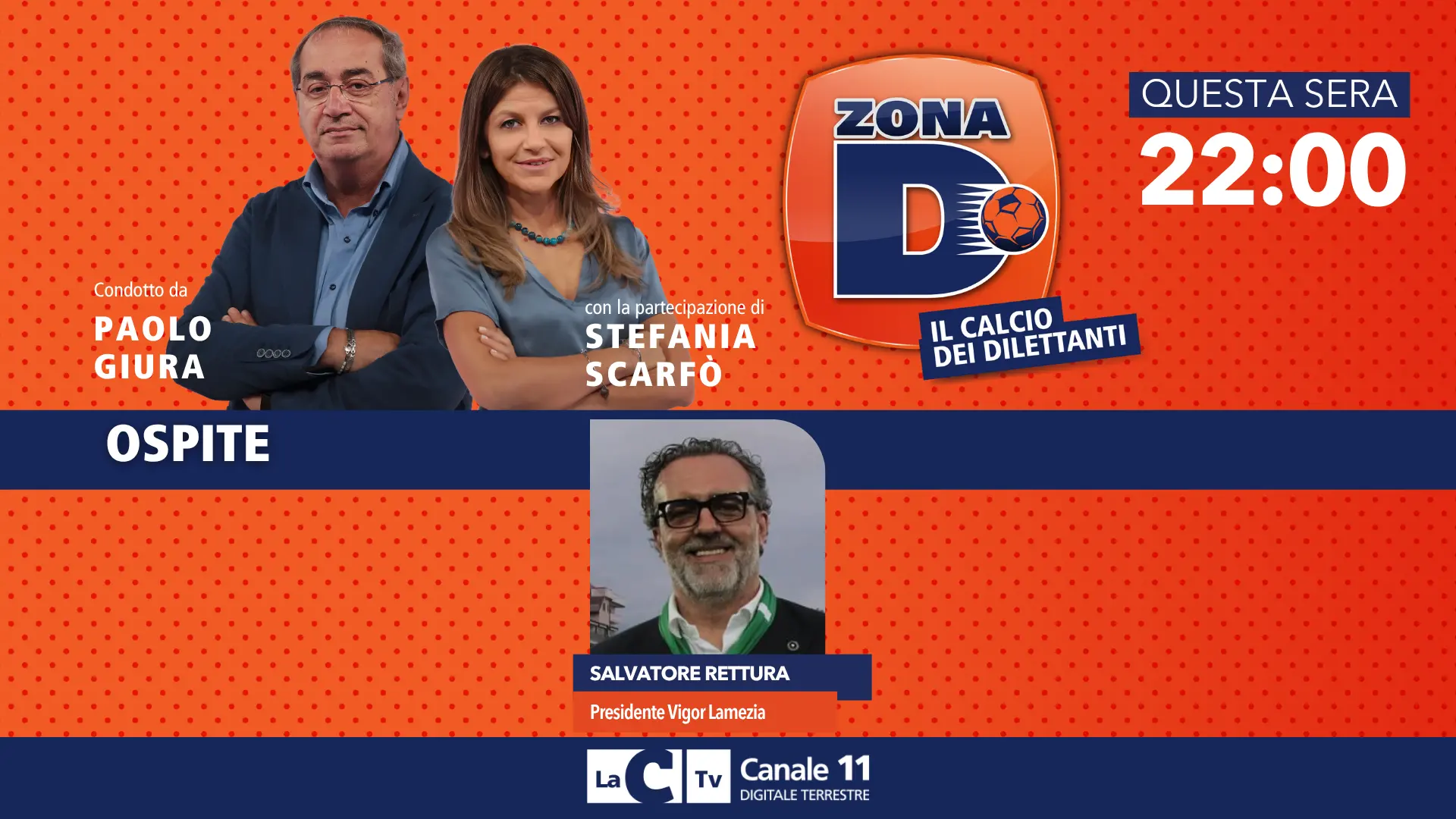 Il presidente della Vigor Lamezia Salvatore Rettura\u00A0ospite di “Zona D”: appuntamento alle 22 su LaC Tv\n