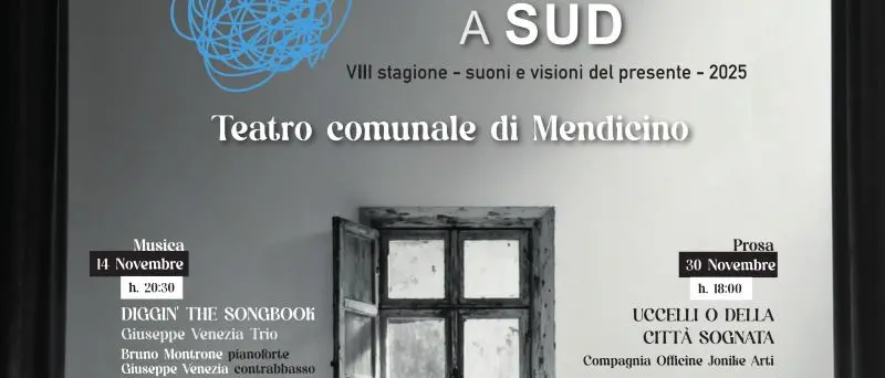 Sguardi a Sud, un mese di musica e teatro a Mendicino
