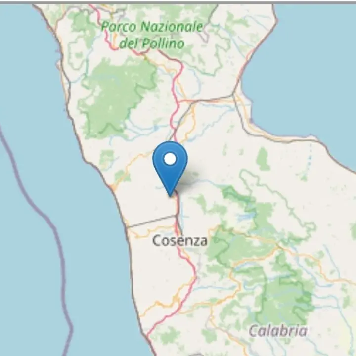 Scossa di terremoto di magnitudo 2.5\u00A0nel Cosentino