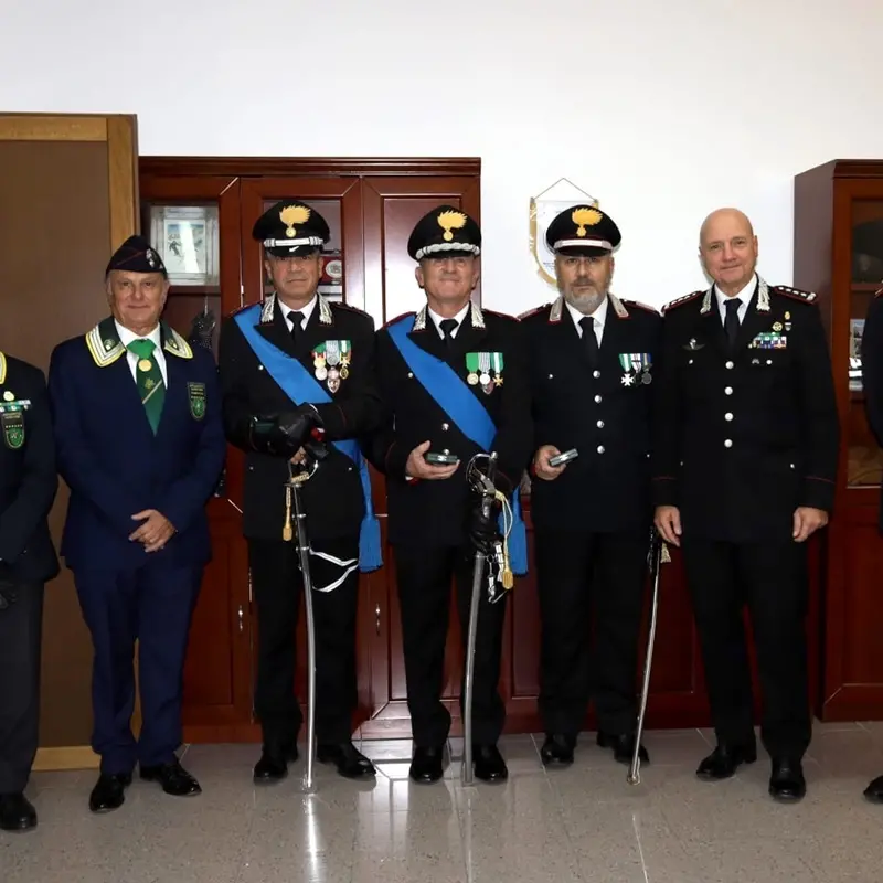 Scuola allievi Carabinieri di Reggio, militari\u00A0decorati di medaglia Mauriziana\n