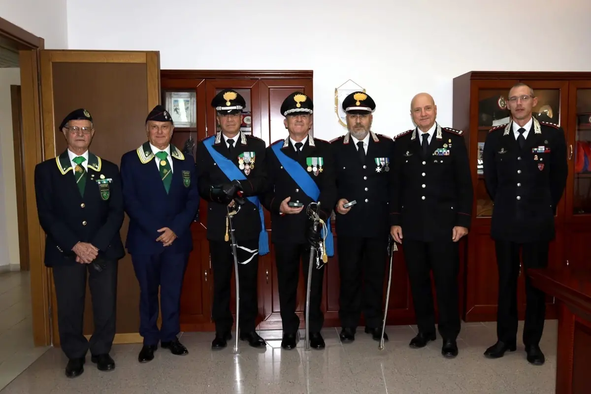 Scuola allievi Carabinieri di Reggio, militari\u00A0decorati di medaglia Mauriziana\n