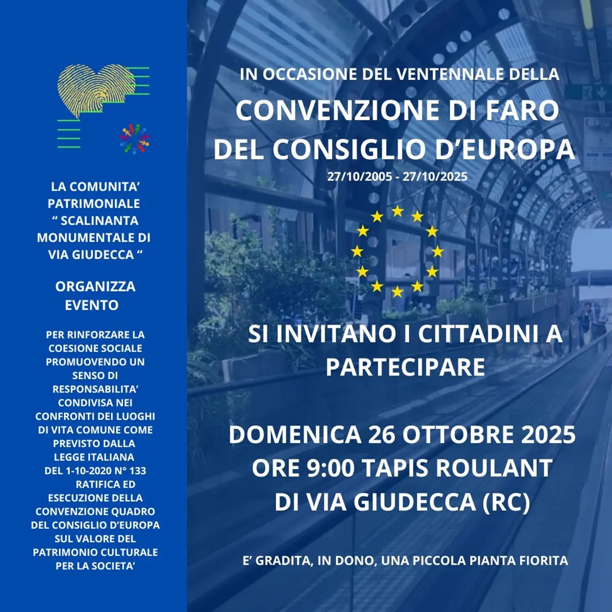 Vent’anni di Faro, la\u00A0comunità patrimoniale via Giudecca\u00A0celebra a Reggio il patrimonio che unisce