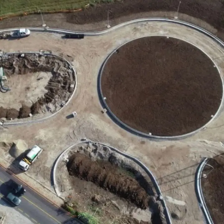 Lavori quasi ultimati per la rotatoria sulla Ss18 tra Palmi e Gioia Tauro\n