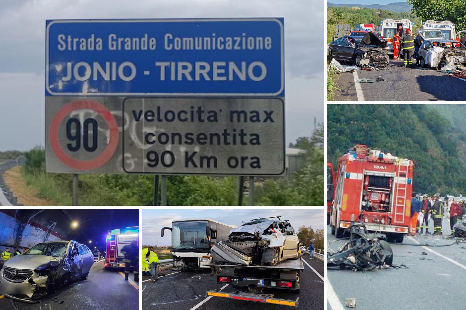 Jonio-Tirreno, troppi incidenti tra Rosarno e Siderno