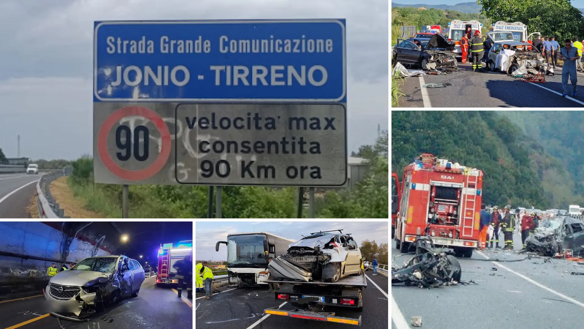 <p>La SS682, detta comunemente &quot;Jonio-Tirreno&quot;, ha registrato in questi anni vittime e feriti</p>\\n