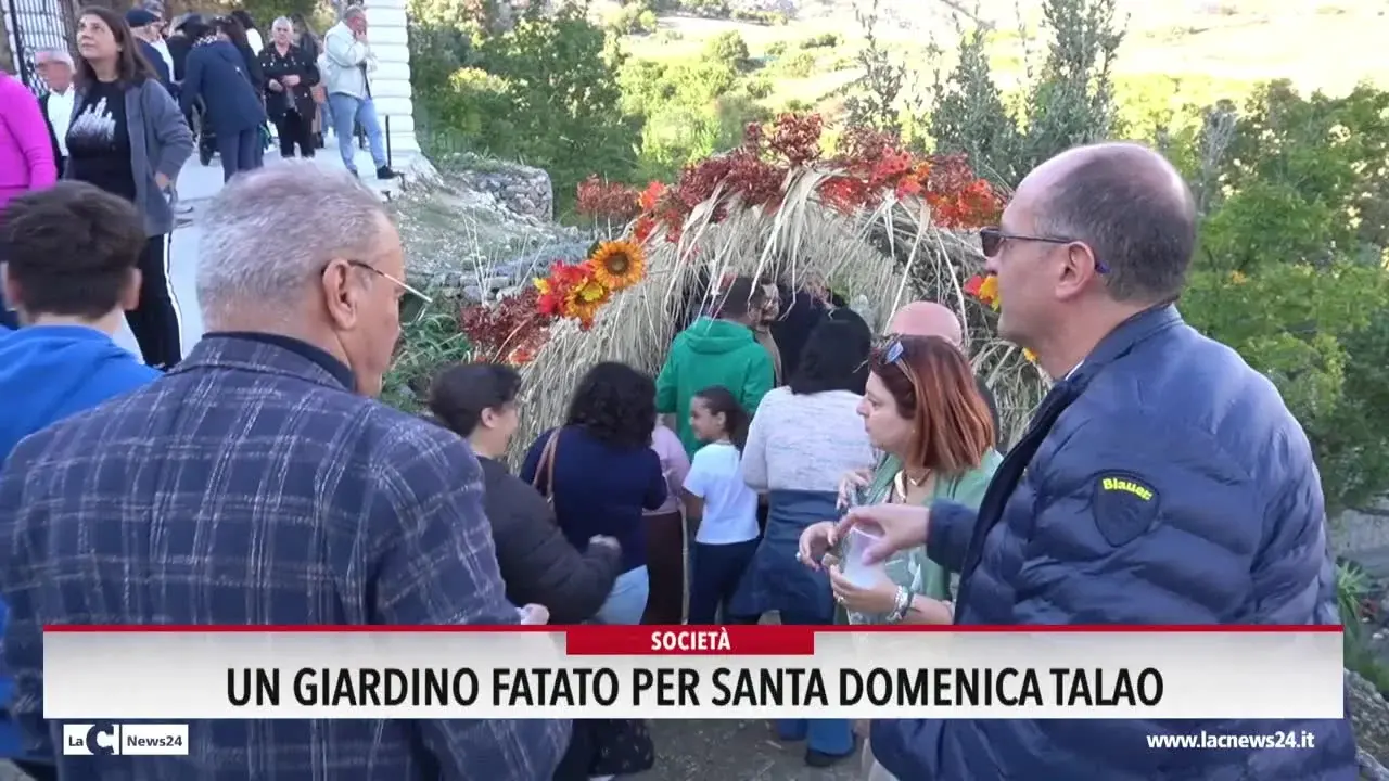 Un giardino fatato per Santa Domenica Talao