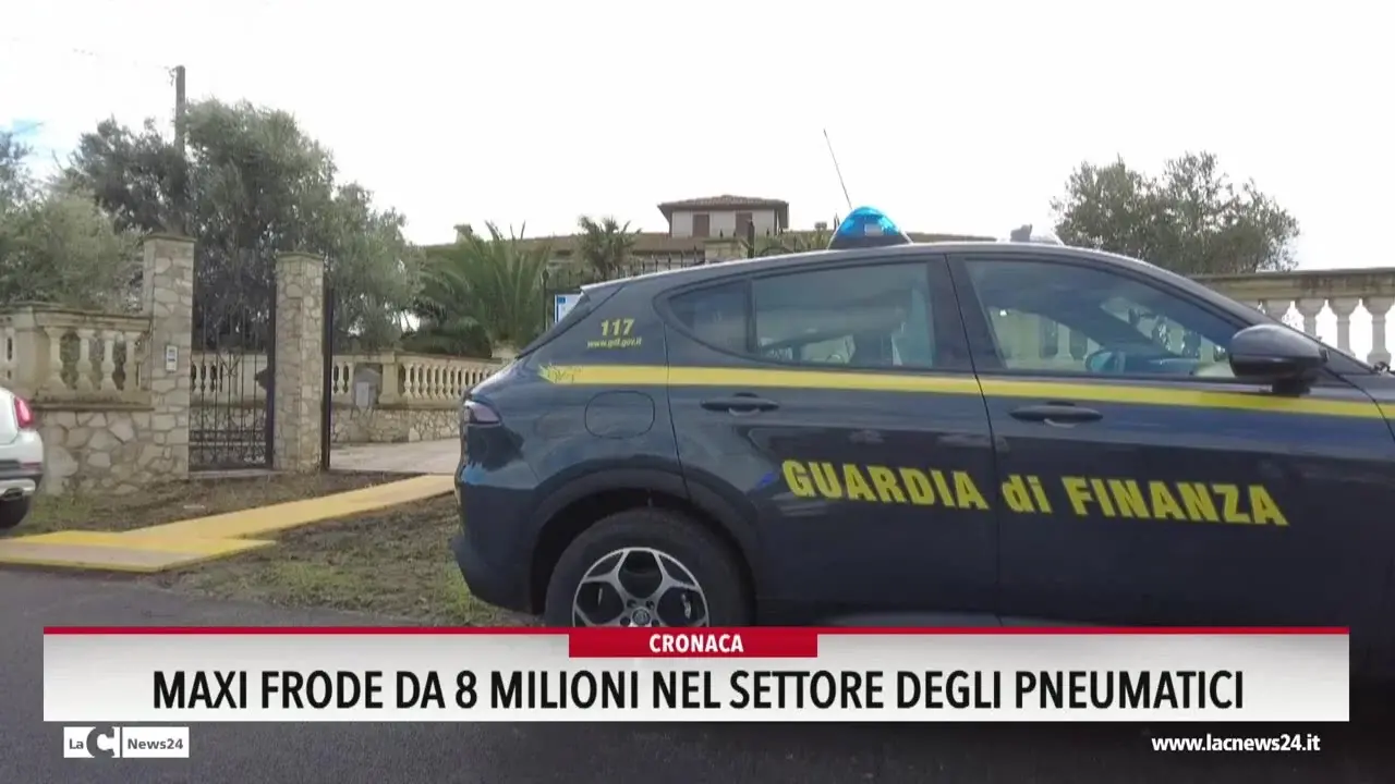 Maxi frode da 8 milioni di euro nel settore degli pneumatici