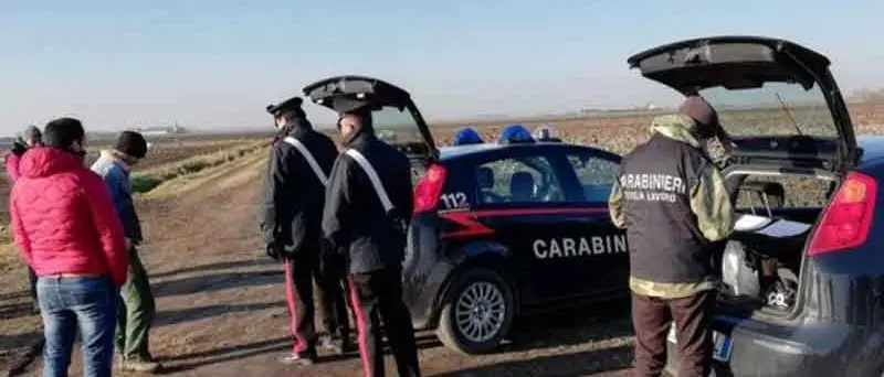 Caporalato, operazione dei Carabinieri nel Catanzarese