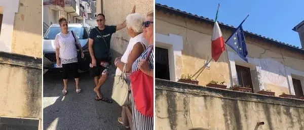 Stalettì, protestano cittadini al Comune: \"Dateci l'acqua\"