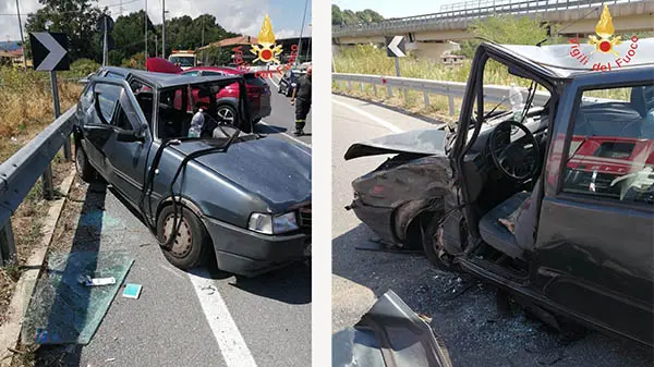 Scontro fra utilitarie Fiat-Hyundai: due donne ferite