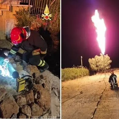 Perdita Gpl da serbatoio interrato: evacuata famiglia