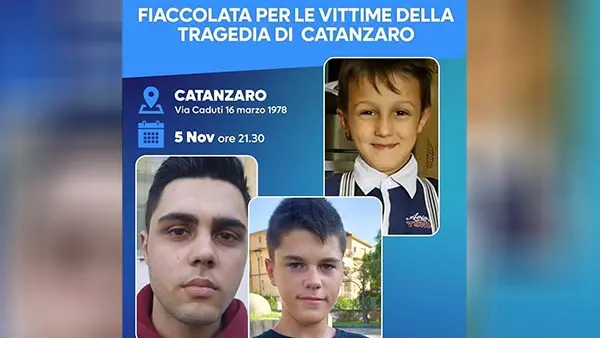 Sabato 5 fiaccolata sotto casa dei fratelli Corasoniti