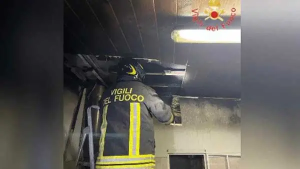 Fuoco in casa, paura a Curinga