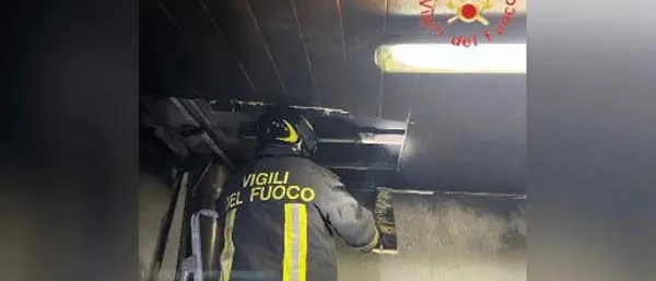 Fuoco in casa, paura a Curinga