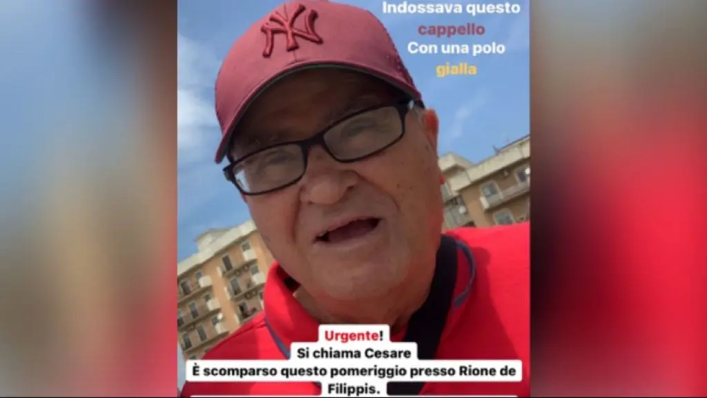 Troviamo Cesare: si è allontanato da venerdì sera su Viale De Filippis