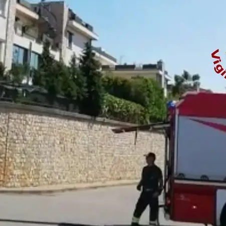 Incendio sulle colline di Sala: impegnati due autobotti e 15 Vvf - VIDEO