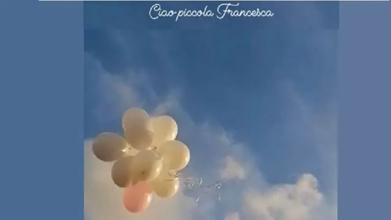 L'addio a Francesca, la famiglia ringrazia