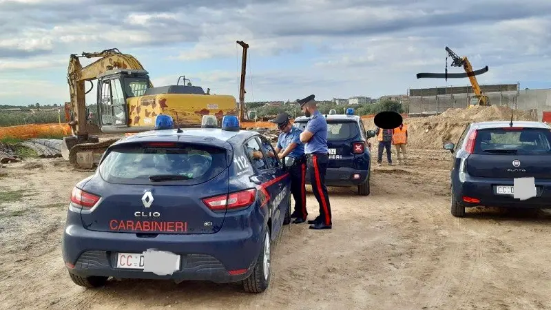 Sellia Marina, irregolarità e multa al cantiere per il sovrappasso FS