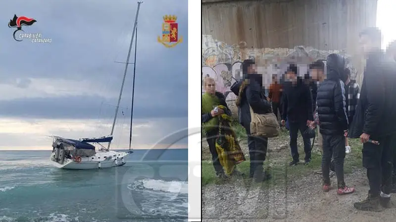 Sbarco migranti ad Alli: arrestati i due scafisti turchi