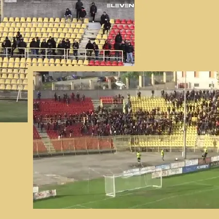 Malore poliziotto, il silenzio solidale di ultras Catanzaro e Foggia