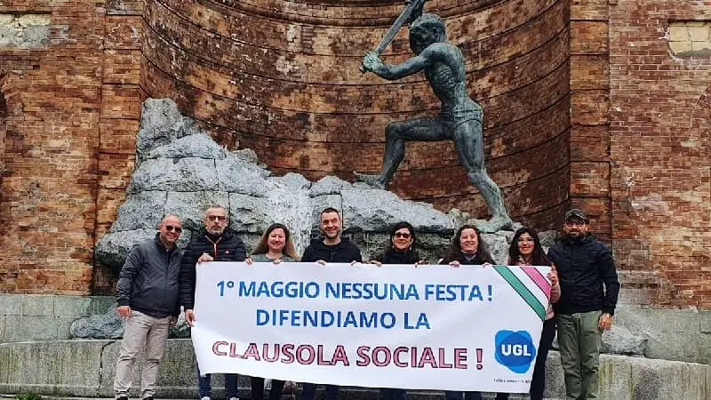 Festa Lavoratori, flash mob Contact Center al Cavatore