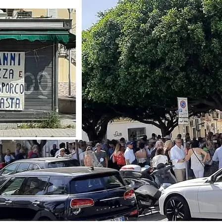 Depuratore Lido, cittadini (pochi) in piazza contro il fetore