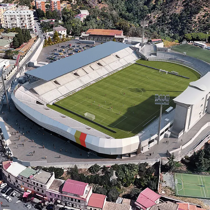Catanzaro, ecco il nuovo\u00A0Stadio Ceravolo: capienza aumentata a 15.800 posti per la cattedrale\u00A0giallorossa\n