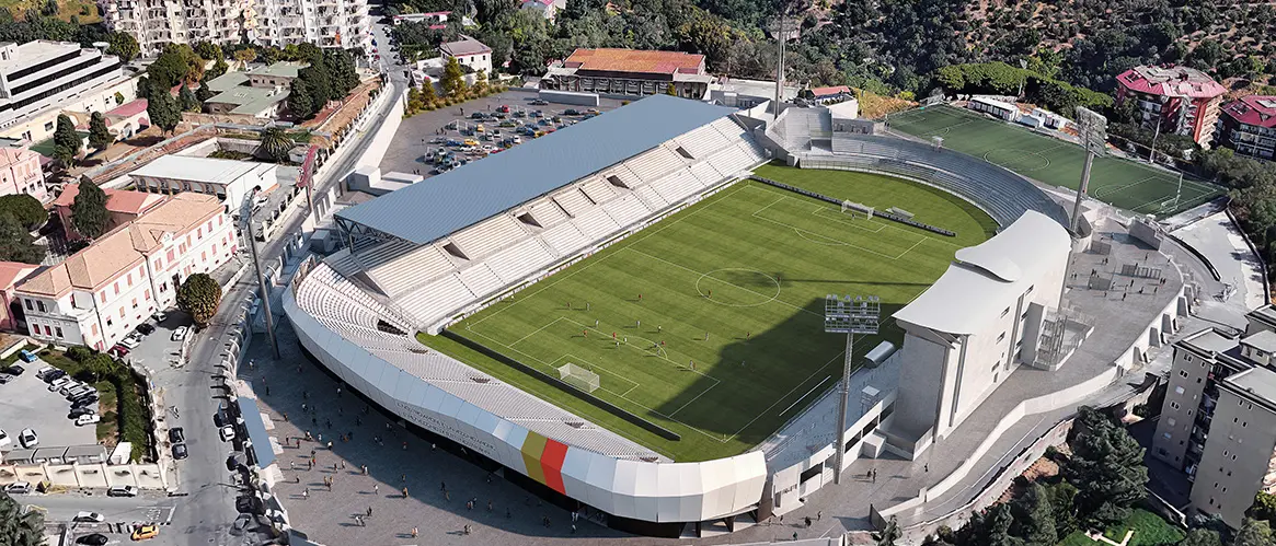 Catanzaro, ecco il nuovo\u00A0Stadio Ceravolo: capienza aumentata a 15.800 posti per la cattedrale\u00A0giallorossa\n