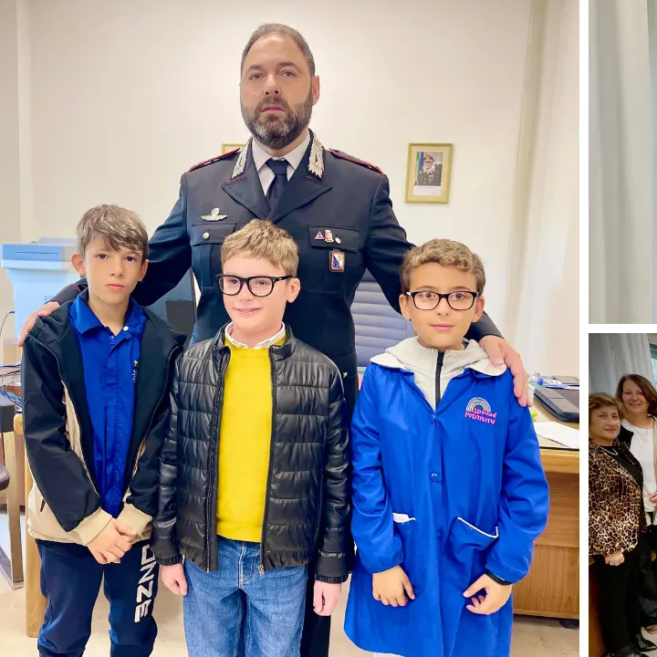 Vibo, gli alunni del\u00A0Convitto Filangieri in visita al Comando provinciale dei carabinieri\u00A0a lezione di legalità\n