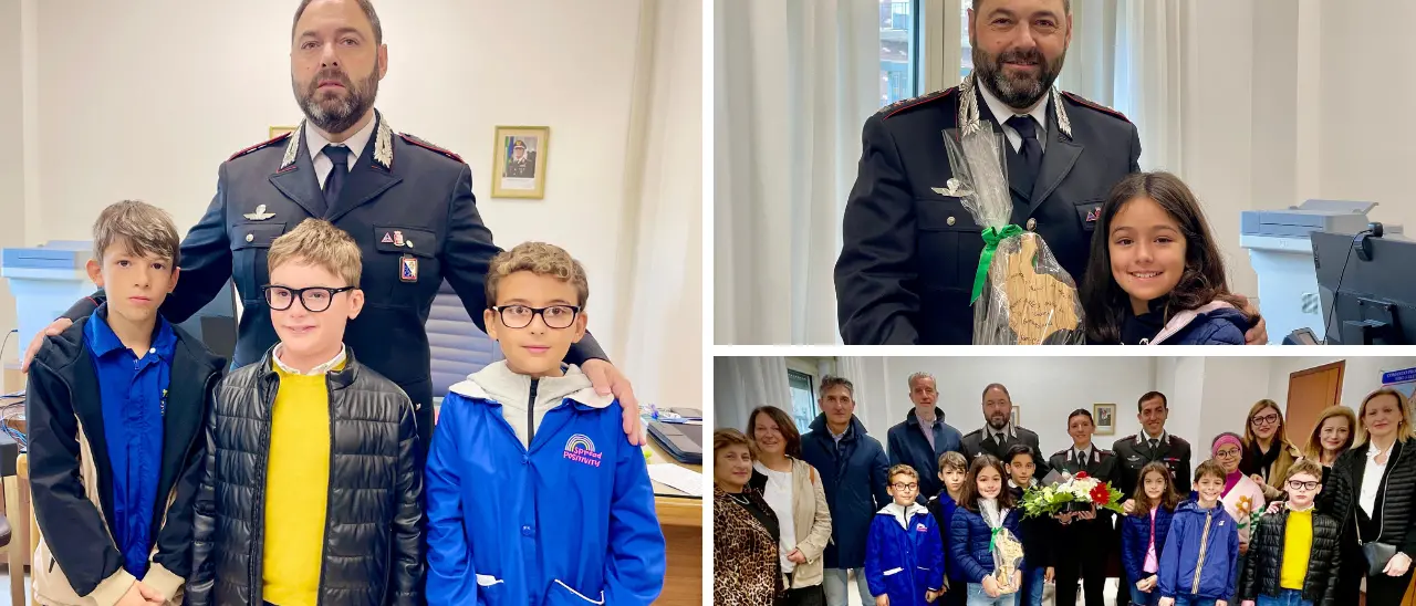 Vibo, gli alunni del\u00A0Convitto Filangieri in visita al Comando provinciale dei carabinieri\u00A0a lezione di legalità\n