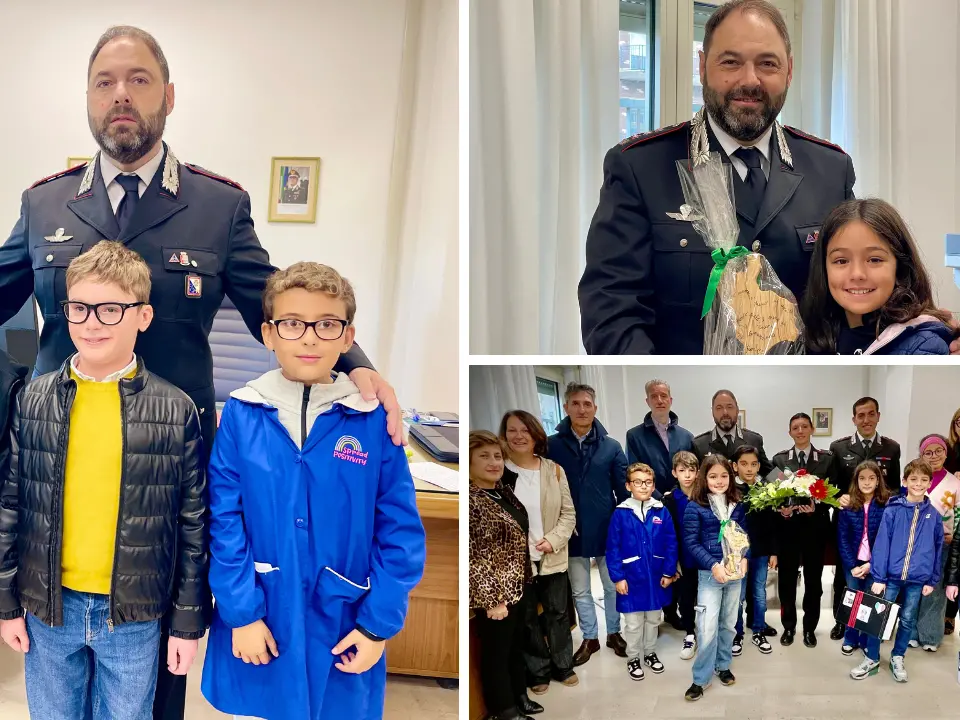 Vibo, gli alunni del Convitto Filangieri in visita al Comando provinciale dei carabinieri a lezione di legalità
