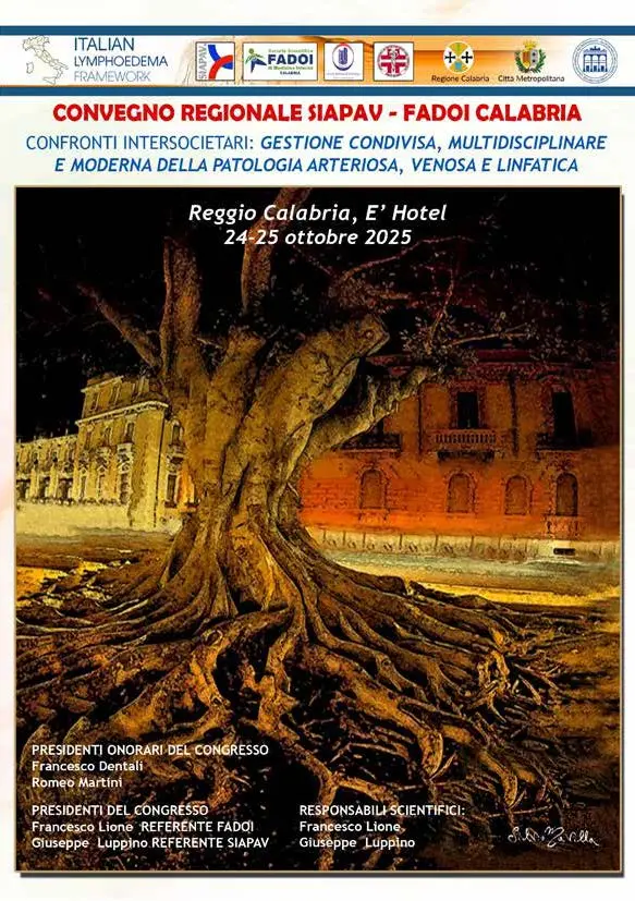 A Reggio Calabria il convegno regionale SIAPAV-FADOI: la Calabria al centro del dibattito scientifico sulla patologia vascolare\n