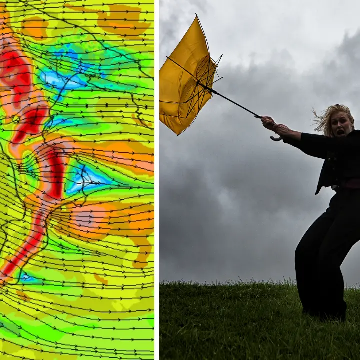 Meteo Cosenza, da stasera raffiche di vento che sfioreranno i 100 km/h