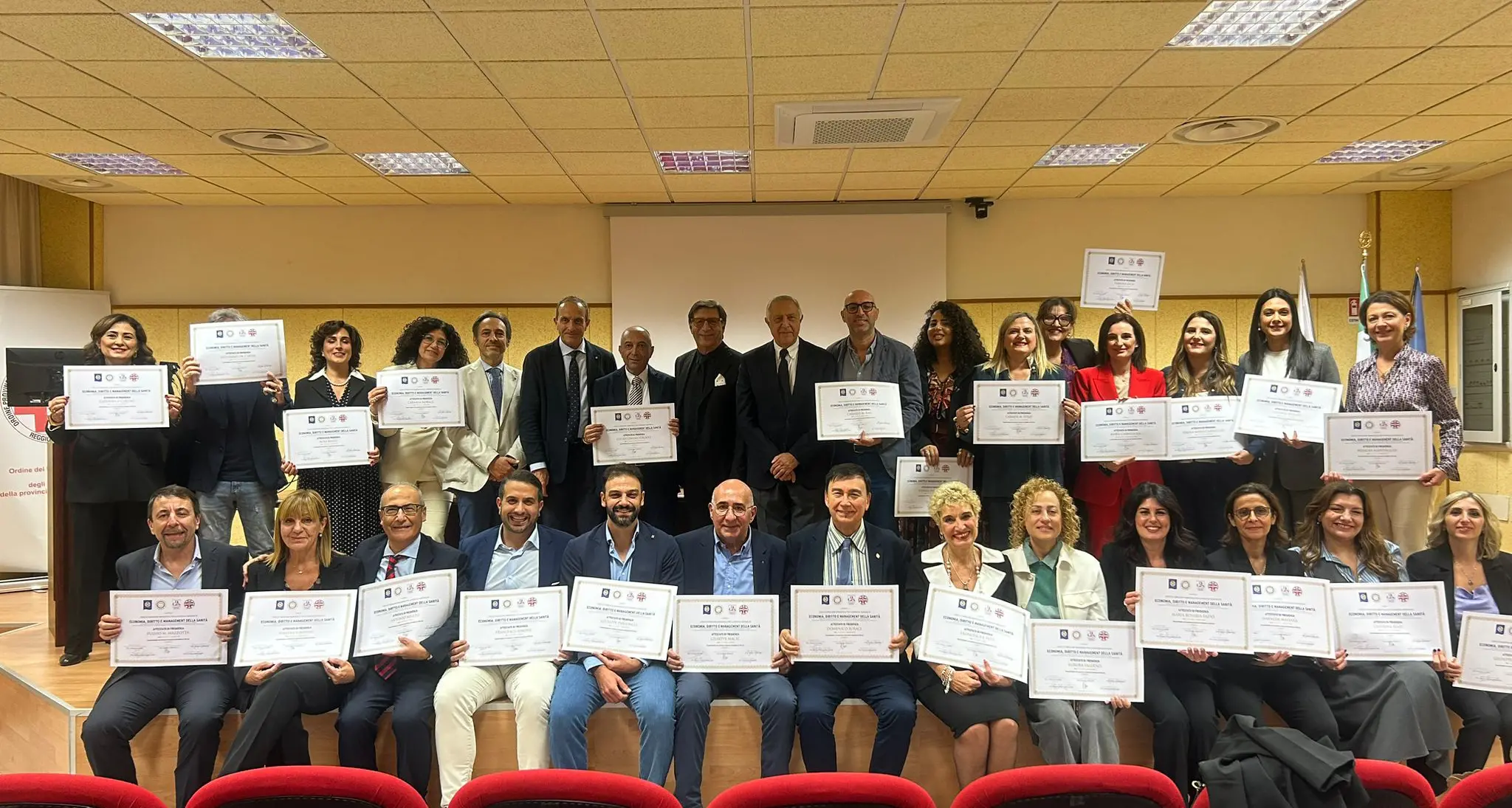 Reggio, conclusa la sesta edizione del corso di Alta Formazione per la Dirigenza Sanitaria\n