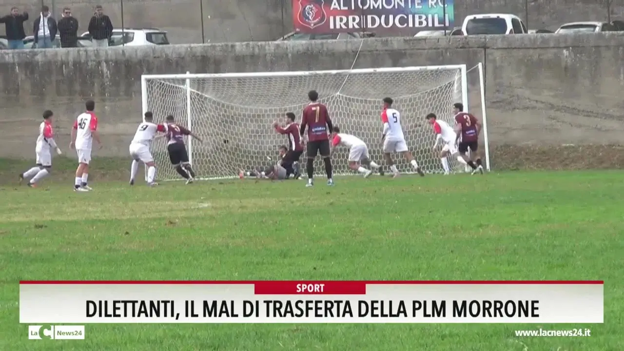 Dilettanti, il mal di trasferta della Plm Morrone