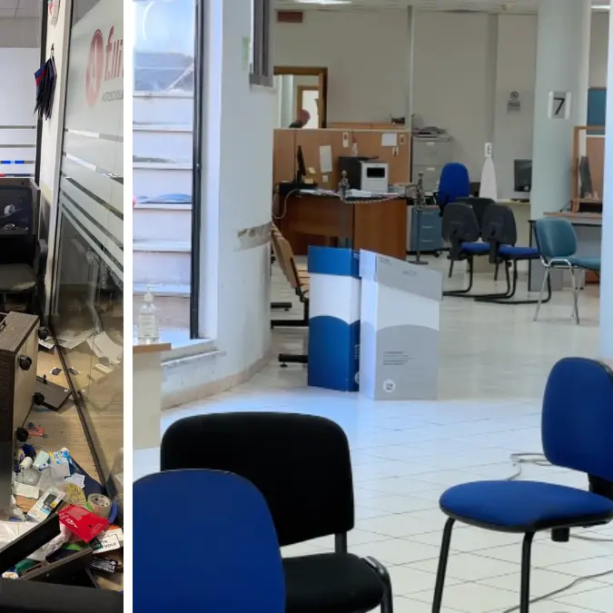 Non solo il Comune, a soqquadro anche un’autoscuola e una torrefazione sulla stessa via a Rossano. Ipotesi banda organizzata