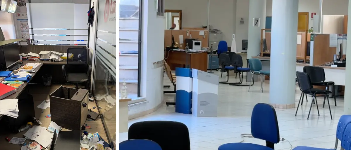 Non solo il Comune, a soqquadro anche un’autoscuola e una torrefazione sulla stessa via a Rossano. Ipotesi banda organizzata